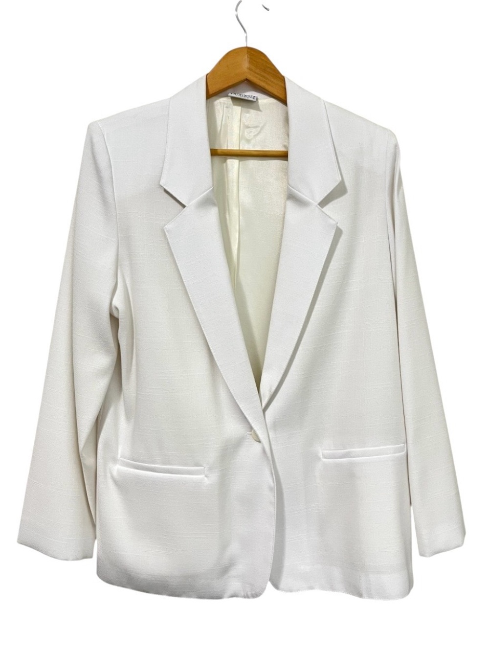 Vintage Separate Editions by Koret White Single Button Blazer - Made in Canada